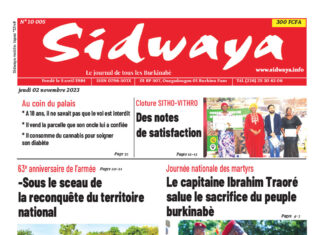 Une Sidwaya du 2-11-2023