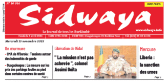 Une Sidwaya du 15-11-2023