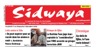 Une Sidwaya du 1er-12-2023