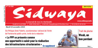 Une Sidwaya du 21-11-2023