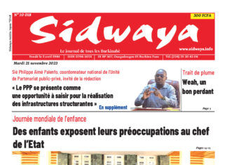 Une Sidwaya du 21-11-2023
