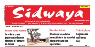 Une Sidwaya du 07-11-2023