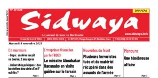 Une Sidwaya du 08-11-2023