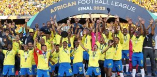 Football : vainqueurs de la première Ligue africaine de football, les Sundowns encaissent un chèque de quatre millions de dollars