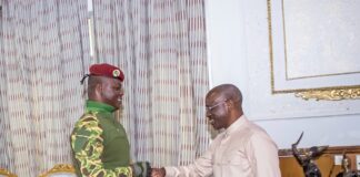Burkina : Guillaume Soro reçu en audience par le capitaine Traoré
