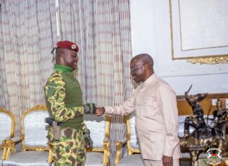 Burkina : Guillaume Soro reçu en audience par le capitaine Traoré