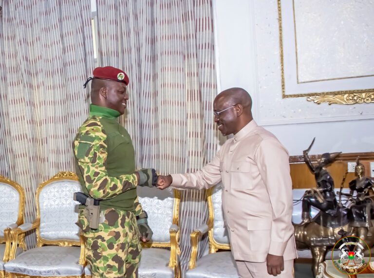 Burkina : Guillaume Soro reçu en audience par le capitaine Traoré