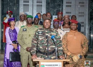 Communiqué de presse conjoint suite à la visite officielle au Burkina Faso, du général de brigade, chef de l’Etat du Niger, Abdourahamane Tiani