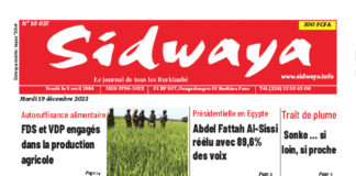 Une Sidwaya du 19-12-2023