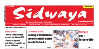 Une Sidwaya du 20-12-2023