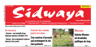 Une Sidwaya du 06-12-2023