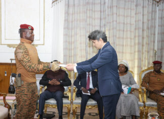 Diplomatie : le Président de la Transition reçoit les lettres de créance de 13 nouveaux ambassadeurs