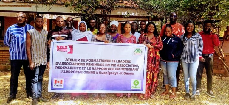 Vie associative et redevabilité : La CAPSSR-BF renforce la capacité des associations féminines
