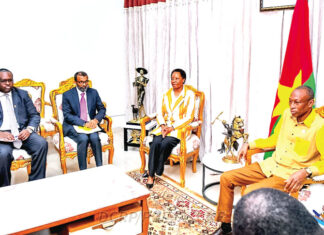 Banque mondiale au Burkina Faso : le représentant-résident Wedoud Kamil présenté au Premier ministre