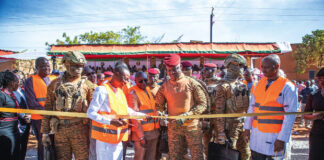 Usine de traitement des résidus miniers : le capitaine Ibrahim Traoré lance les activités