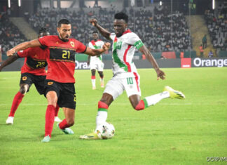 Angola # Burkina 2-0 : les Etalons battus mais en 8es