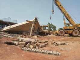 Effondrement d’une dalle à l’Université Norbert Zongo