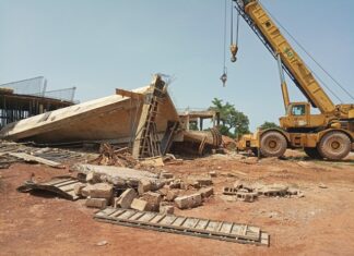 Effondrement d’une dalle à l’Université Norbert Zongo