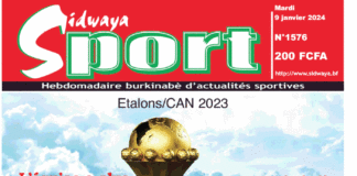 Une Sidwaya Sport du 09-01-2024