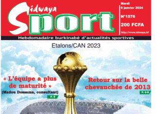 Une Sidwaya Sport du 09-01-2024
