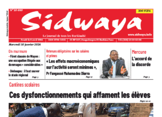 Une Sidwaya du 10-01-2023