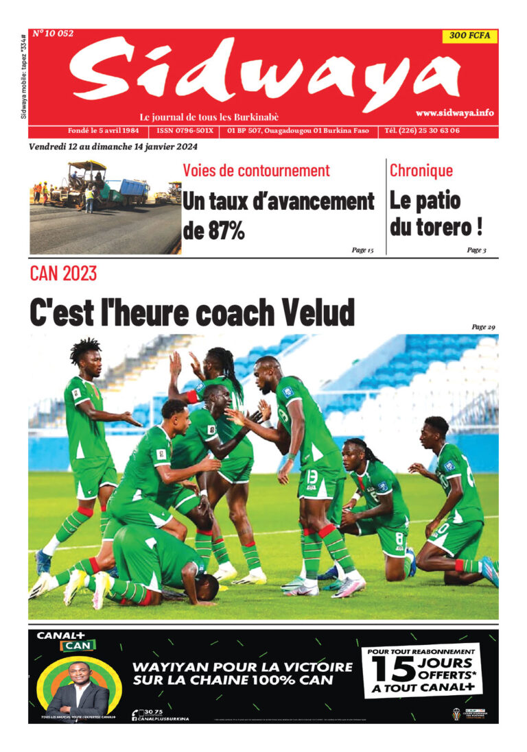 Une du 12-01-2024