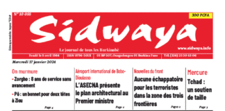 Une Sidwaya du 17-01-2023