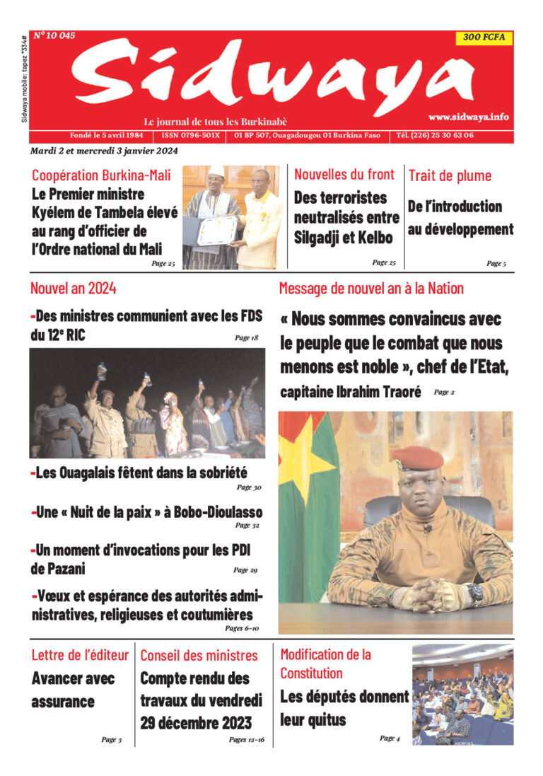 Une du 2-01-2023