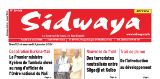 Une Sidwaya du 02 et du 03-01-2024