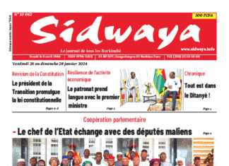 Une Sidwaya du 26-01-2024