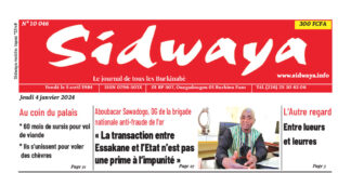 Une Sidwaya du 4-01-2024