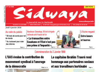 Une Sidwaya du 4-01-2024
