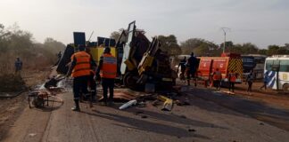 Pâ: un accident de la circulation fait 06 morts et une dizaine de blessés graves