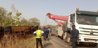 Bobo-Dioulasso : Les Sapeurs-Pompiers sauvent plusieurs dizaines de personnes sur la RN1