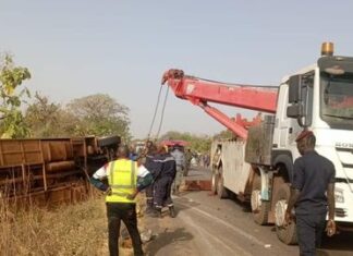 Bobo-Dioulasso : Les Sapeurs-Pompiers sauvent plusieurs dizaines de personnes sur la RN1