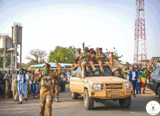 Séjour du chef de l’Etat dans le Centre-Ouest: une population en liesse accueille le capitaine Traoré à Sabou