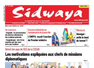 Une Sidwaya du 28-02-2024