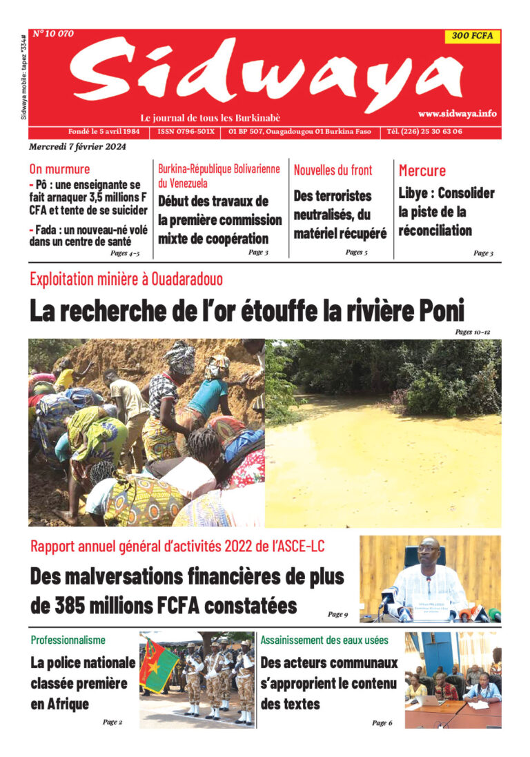 Une du 07-02-2024