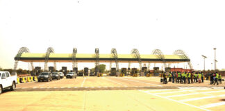 Poste de péage route de Fada : l’ouvrage moderne bientôt fonctionnel