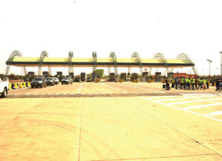 Poste de péage route de Fada : l’ouvrage moderne bientôt fonctionnel