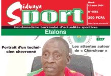 Une Sidwaya Sport du 12-03-2023