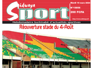 Une Sidwaya Sport du 19-03-2024