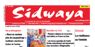 Une Sidwaya du 10-03-2024
