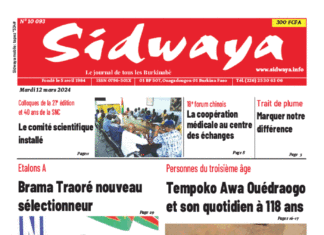 Une Sidwaya du 12-03-2024