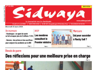 Une du 13-03-2024