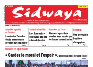 Une Sidwaya du 18-03-2024