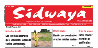 Une Sidwaya du 19-03-2024