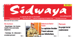 Une Sidwaya du 20-03-2024