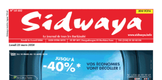 Une Sidwaya du 25-03-2024