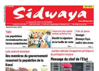 Une Sidwaya du 26-03-2024